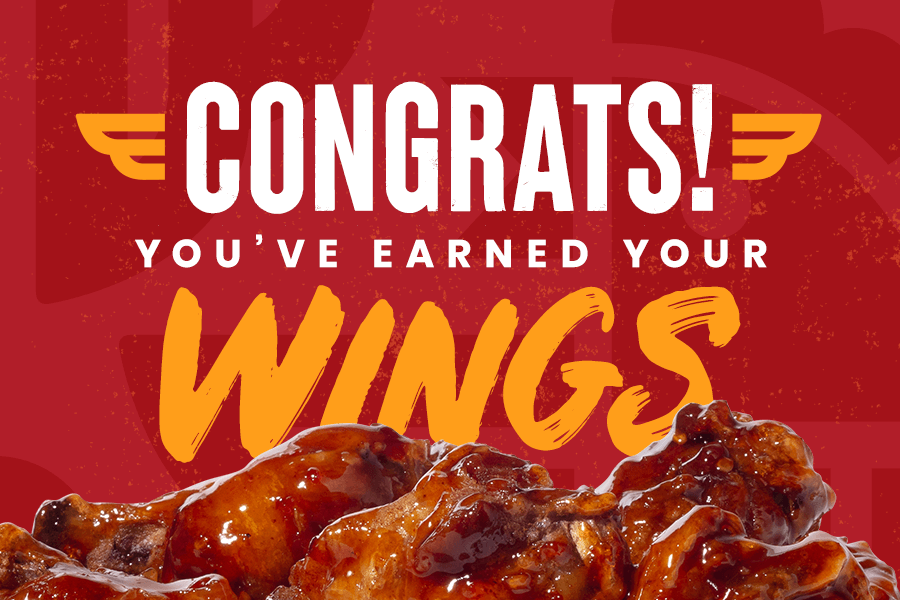 Congrats - You've Earned Wings